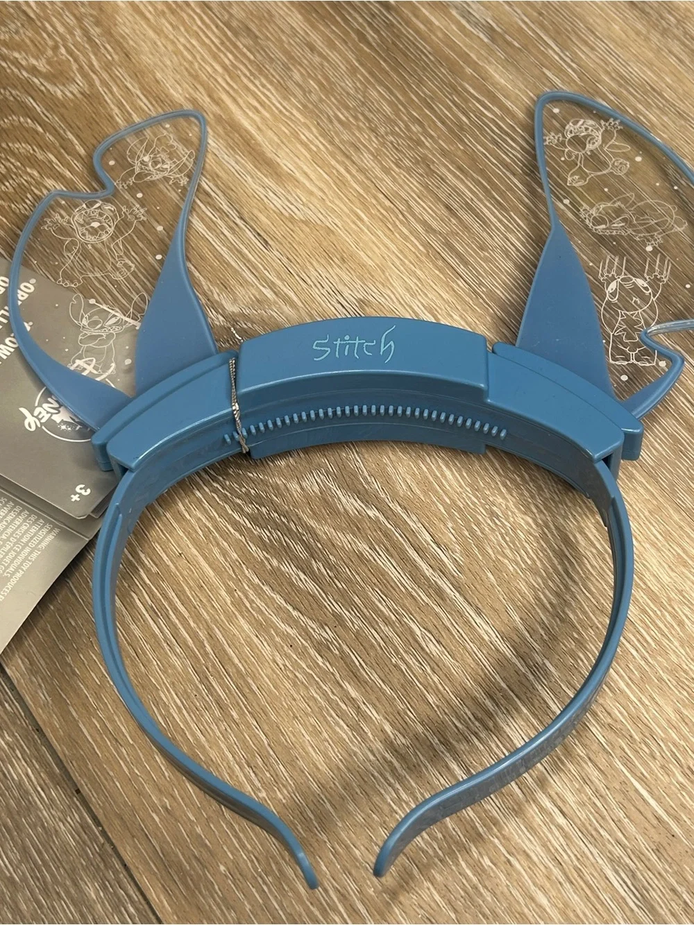 Disney Parks Light Up Stitch Glow Ears Headband Blue LED Lilo & Stitch NWT